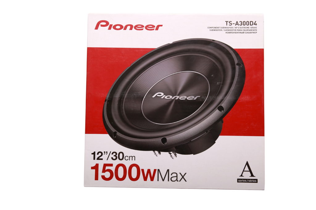 2x Pioneer TS-A300D4 Subwoofer – 12 Zoll, 1500 Watt Max, Dual Voice Coil 4 Ohm, Für Auto-Soundsystem